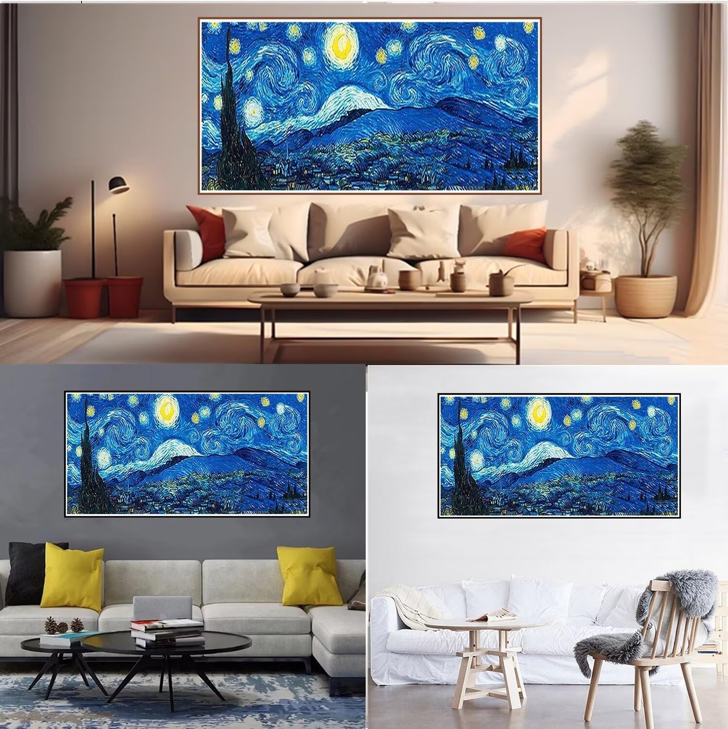 5D Diamond Painting Blu Cielo stellato, Diamond Painting Kit